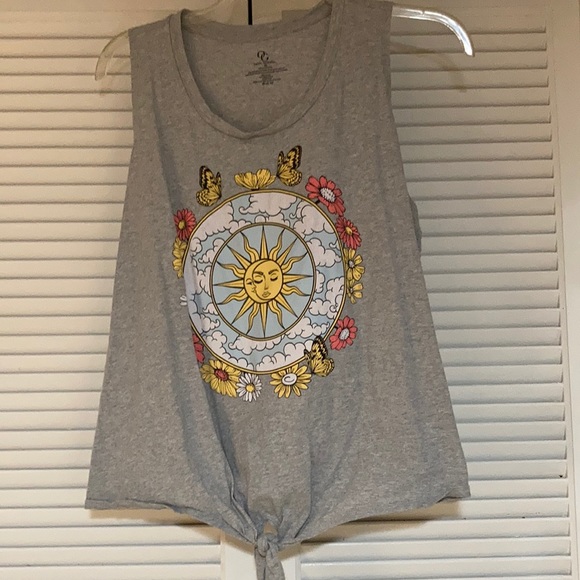 EUC Organic Generation Front Tie Tank Plus Size 2X - Picture 9 of 11